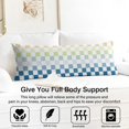 thumbnail image 3 of Plaid Body Pillow Cover - Soft & Breathable Fabric, Hidden Zipper, 20"x54", Buffalo Check & Vintage Plaid Print - Perfect Gift for Side Sleepers, Cabin Decor & Pregnancy Support, 3 of 7