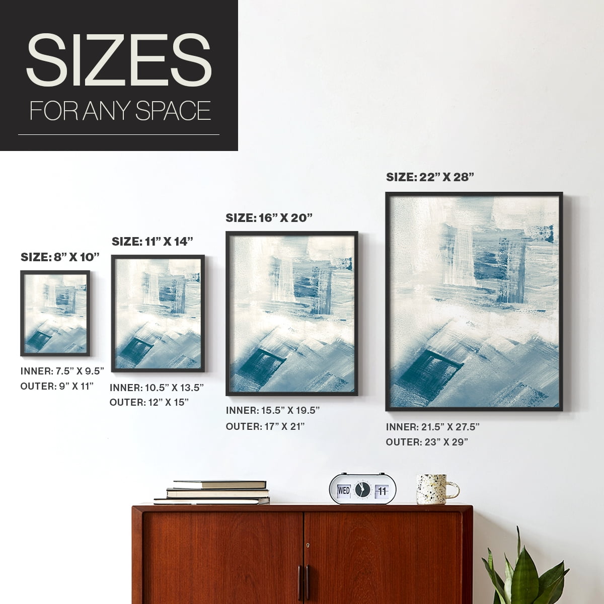 Wind Blown II Framed Print - Solid Wood in Single Picture Frame Solid Wood 2 Framed Print