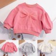 thumbnail image 7 of Gubotare Infant Sweatshirt Crewneck Girls Casual Long Sleeve Sweatshirts Crewneck Tunic Tops Kids toddler girl sweatshirt 4T 5T (Grey,4-5 Years), 7 of 7