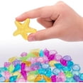 thumbnail image 4 of 50 PCS Pack Colorful Plastic Sea Shell/Conch/Starfish Gems Toys for Beach Holiday/Swimming Pool Diving/Treasure Hunt/Party Favor/Party Decoration Learning Prizes (Sea Shell), 4 of 9