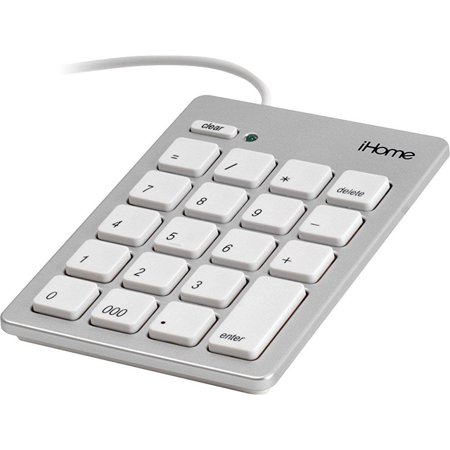 UPC 887605789222 product image for iHome USB Numeric Keypad (IMAC-A210S) | upcitemdb.com