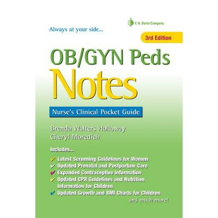 Ob/GYN Peds Notes : Nurse's Clinical Pocket Guide (Best Ob Gyn Textbook)