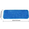 thumbnail image 3 of 6 Pieces Microfiber Cleaning Pads Reveal Mop 16 to 18 inch Fit for Most Spray Mops and Reveal Mops Washable (16.5 x 5.5 inch), 3 of 7