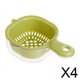 thumbnail image 1 of Cesta de drenaje,Colador de cocina,colador para lavar frutas y verduras,Cesta coladora de frutas,ensaladas,uvas con asa,Caja de cesta para remojo para lavado de frutas y verduras,Colador de, 1 of 8