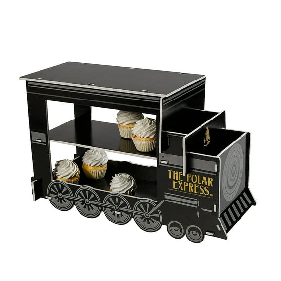 20 3/4" x 13 1/4" The Polar Express Train-Shaped Treat Stand