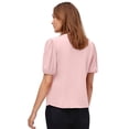 thumbnail image 2 of Ellos Plus Size Contrast Button-Front Blouse, 2 of 3