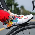 thumbnail image 4 of QJUHUNG Professional Men‘s Cycling Shoes Compatible with SPD Cleats  Breathable Road Cycling Sneakers for Racing and Outdoor Rides, 4 of 6