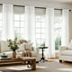 thumbnail image 1 of Cortinas Jinchan 127 cm x 274 cm Set de 4 Paneles en Lino Blanco Roto, 1 of 9