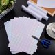 thumbnail image 5 of 10 hojas de papel holográfico transparente estilo láser, láminas de vinilo autoadhesivas para laminación holográfica, para decoración, manualidades y bricolaje, 11,7 x 8,3, 5 of 6