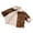 Coffee, variant on Vedolay Suit Jacket Girls' Lightweight Cropped Jacket Colorblock Zipper Jacket for Toddler & Kids,Coffee 4-5 Years
