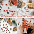 thumbnail image 3 of PBPBOX 100Pcs Xmas Wooden Hangings Lightweight Wood Christmas Decorations for Home and Party, 3 of 7