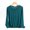 Green1, variant on Danhjin Women's Basic Shirts V Neck Long Sleeve Fall Summer Spring Solid Color Pullover Tops Undershirts Casual Thin Breathable Comfy Fashion Tees Blouses