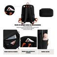 thumbnail image 5 of Mochila Para Laptop Mujer , Antirrobo Belug, Negra, 5 of 5