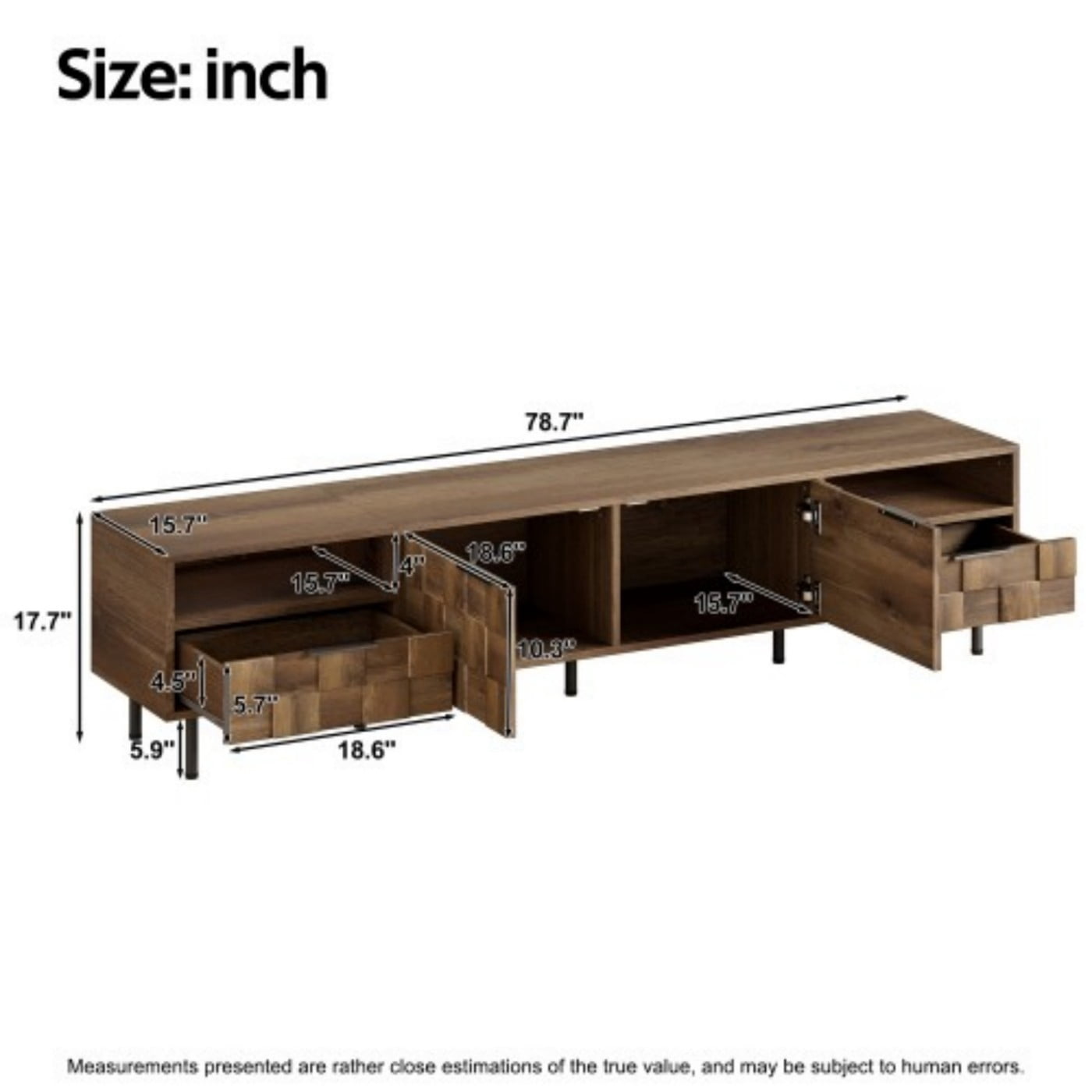 78" Mid Century Modern TV Stand for 85/75/65 Inch TV, Entertainment Center with Storage Cabinets, Drawer, Cable Management, Living Room Media Console, Light Grey