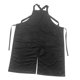 thumbnail image 3 of Delantal de peluquero delantal de pierna abierta impermeable con bolsillos delantal de cerámica de salón portátil delantal de peluquería para hombres Negro, 3 of 8