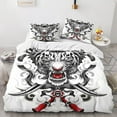 thumbnail image 2 of Housse de Couette Animal Tigre, Housse de Couette Faune Imprimée D, Ensemble de Literie, Microfibre, Fermeture Éclair Double, 2 of 5