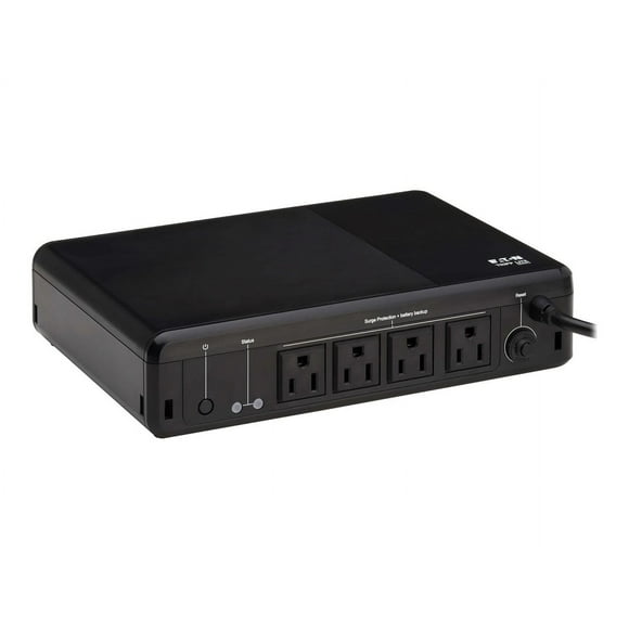 Eaton Tripp Lite Series 600VA 300W 120V Standby UPS - 4 NEMA 5-15R Outlets (Surge + Battery Backup), 5-15P Plug, Desktop - UPS (wall mountable / surface mountable) - AC 120 V - 300 Watt - 600 VA - 1-phase - output connectors: 4