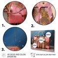 thumbnail image 3 of Designart "Lv Bag Minimalist Pink wall decor I" Fashion Wall Art Living Room, 3 of 5