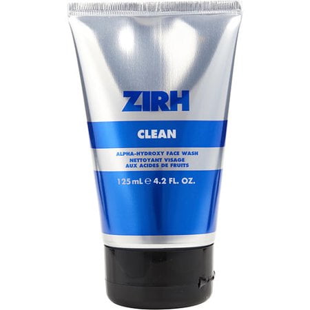 Zirh Clean Alpha-hydroxy Facial Cleanser, Face Wash for Men, 4.2 Oz