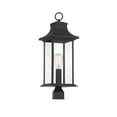 thumbnail image 4 of Hancock 1-Light Outdoor Post Lantern in Matte Black, 4 of 5