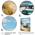 thumbnail image 3 of Designart "Coastal Retreat Blue Pickup Truck Journey II" Pickup Truck Floater Framed Canvas Print, 3 of 7