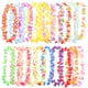 thumbnail image 1 of 50 collares de leis hawaianos coloridos, guirnalda de flores, recuerdos de fiesta tropical Luau, accesorio para disfraz de playa Hula (colores surtidos), 1 of 8