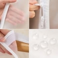 thumbnail image 3 of 2 piezas engrosadas tridimensionales cubierta antipolvo para ropa bolsa de almacenamiento de ropa transparente bolsa para colgar traje cubierta antipolvo (60 × 30 × 90 CM, blanco), 3 of 5