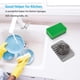 thumbnail image 4 of Juego de jabonera con drenaje de bambú y silicona autolimpiante, ideal para duchas y lavabos, 4 of 7