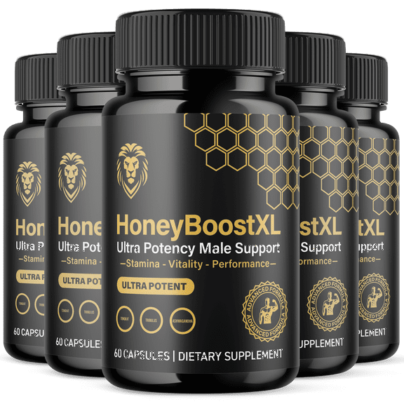 Honey Boost XL Advanced Formula Pills All Natural Vitamin Supplement 300 Capsules