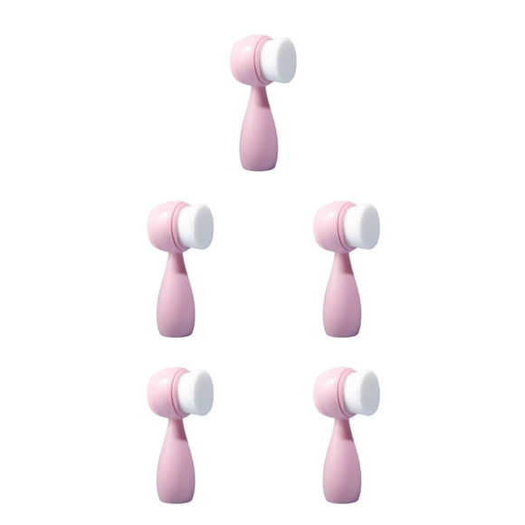 Cepillos de limpieza facial Minnieouse Cuidado de la piel portátil Acné Poros Exfoliar Rosa Tipo 2