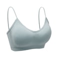 thumbnail image 5 of 1 Piece V Neck Padded Sprot Bra For Womens Bando Bra Sleeping Bra With Elastic Straps Padded Bralettes For Women Girls Padded Bandeau Bra plus Size And Tops for Women Travel Organizer Jags Tube Top, 5 of 5