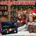 thumbnail image 4 of Children's Surprise Planet Blind Toy Pendant Countdown Set 24 Days Christmas Advent Calendar Holiday for Kids, 4 of 8