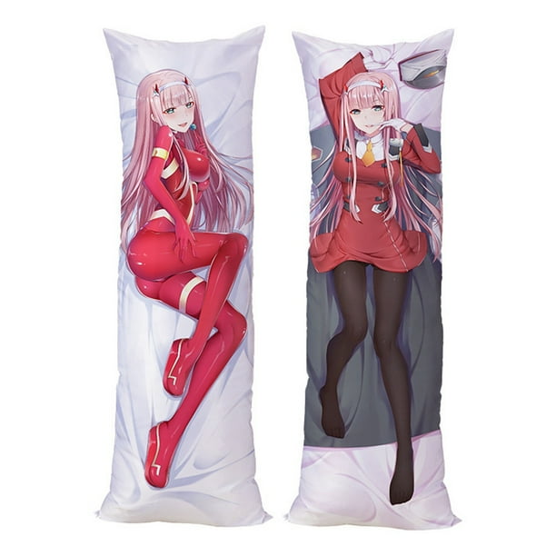 CAIDI Darling in The FRANXX Pillowcase Zero Two Anime Body Pillow Cover  Cosplay Gift Peach Skin Hugging Pillowcases - Walmart.com - Walmart.com