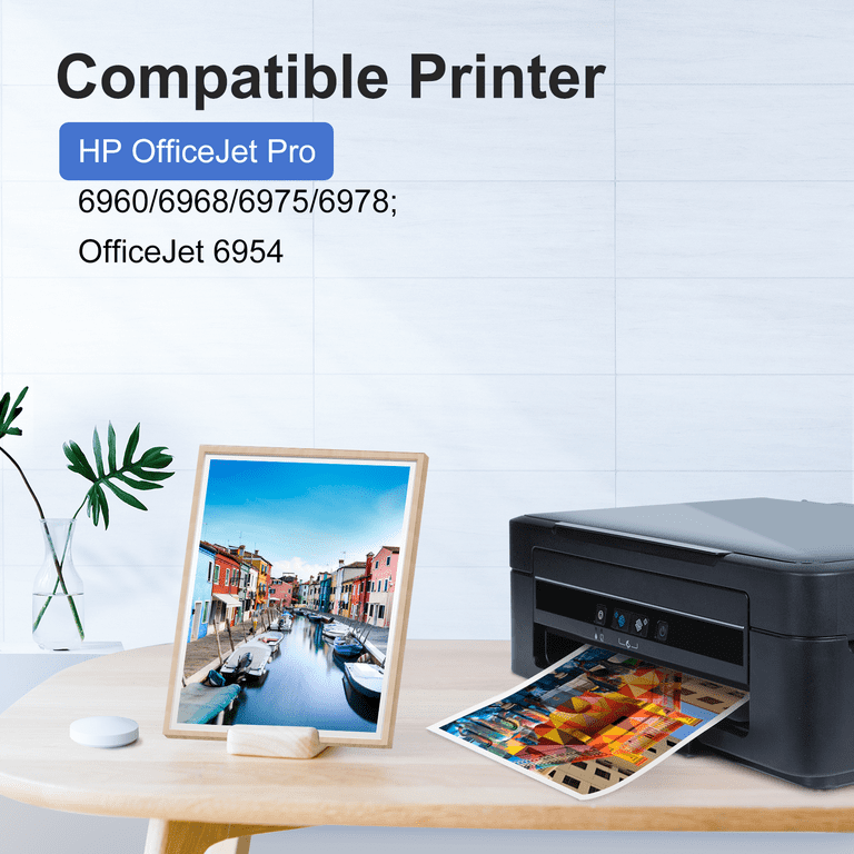 HP OfficeJet 6954 6968 6978 vs Pro 9015 cartridge comparison HP 902 vs HP 962
