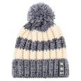 thumbnail image 1 of Gorro de punto de invierno para mujer, gorro cálido con forro polar a la moda, gorro de lana para ciclismo a prueba de frío para invierno para mujer, 1 of 4