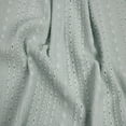 thumbnail image 4 of FREE SHIPPING!!! Aqua Light Solid Color Eyelet Design Jacquard Stretch Knit Fabric, DIY Projects by the Yard(CONTINUOUS UP TO 100 YARDS), 4 of 4