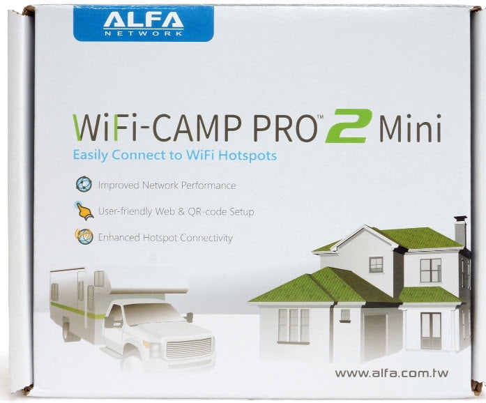 Alfa WiFi Camp Pro 2 Mini R36A Extender Bundle USB cable+ Suction Mount