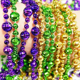 thumbnail image 5 of Collar de carnaval de Mardi Gras, collar de fiesta navideña, accesorio de celebración versátil, 5 of 5