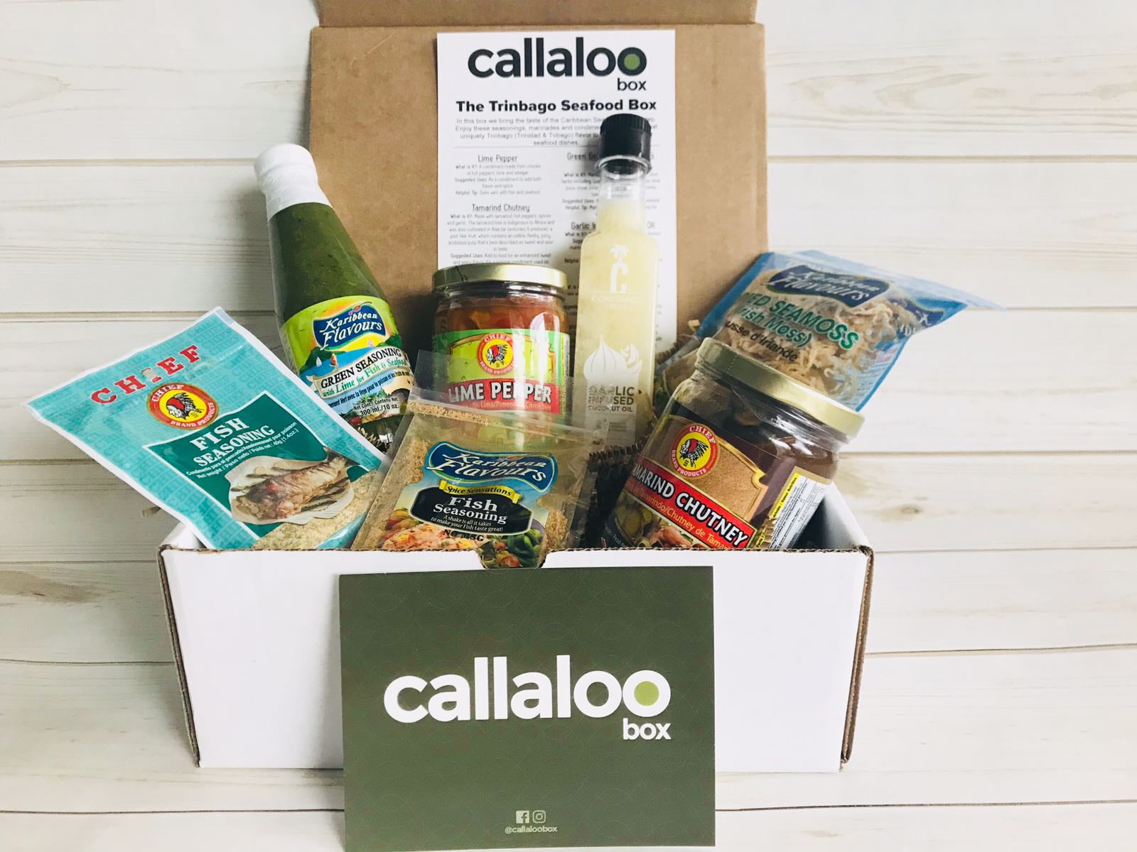 The Trinidad & Tobago Seafood Box Chief Lime Pepper & Tamarind Chutney