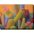 thumbnail image 2 of Outdoor Living and Style Orange and Green Desert Wealth Outdoor Canvas Rectangular Wall Art Decor, 2 of 2