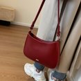 thumbnail image 2 of Bolso Hombro Retro Casual Btafrte para Mujer 8679 Burdeos, 2 of 9