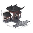 thumbnail image 2 of KAKOWELY Decorative Miniature Covered Door Model Plastic 1Set Small Landscaping Decorations Antique Style, 2 of 8