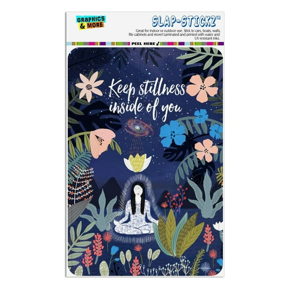 Keep Stillness Inside of You Meditation Yoga Home Business Office Sign