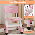 thumbnail image 5 of Adjustable Kids Chair (2pcs), 3 Level Height Adjustable Toddler Chair for Ages 3-8, Sturdy Child Chair with Maximum Bearing 220lbs, for Classrooms/Daycares/Homes, CPC & CE Approved, 5 of 8