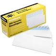 thumbnail image 2 of ValBox 200 Count #10 Self-Seal Security Envelopes, Windowless Design, Security Tint Pattern for Secure Mailing Envelopes, 4-1/8x9-1/2 Inches, White, Business Envelopes, 2 of 4