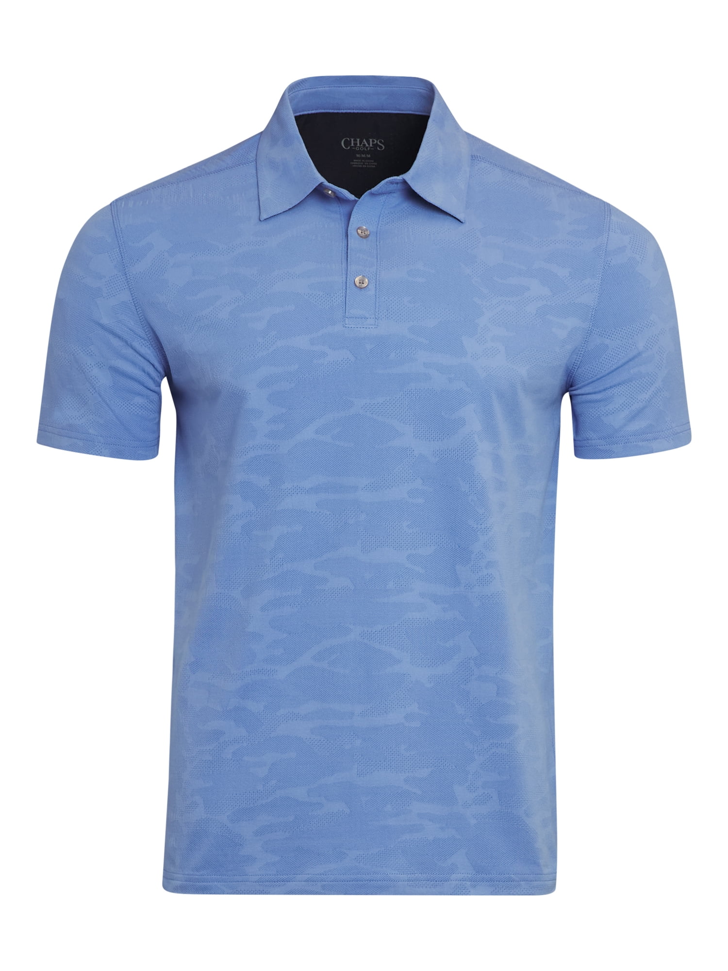 Chaps Golf Men's and Big Men's Classic Fit Short Sleeve Camo Stretch Polo Shirt