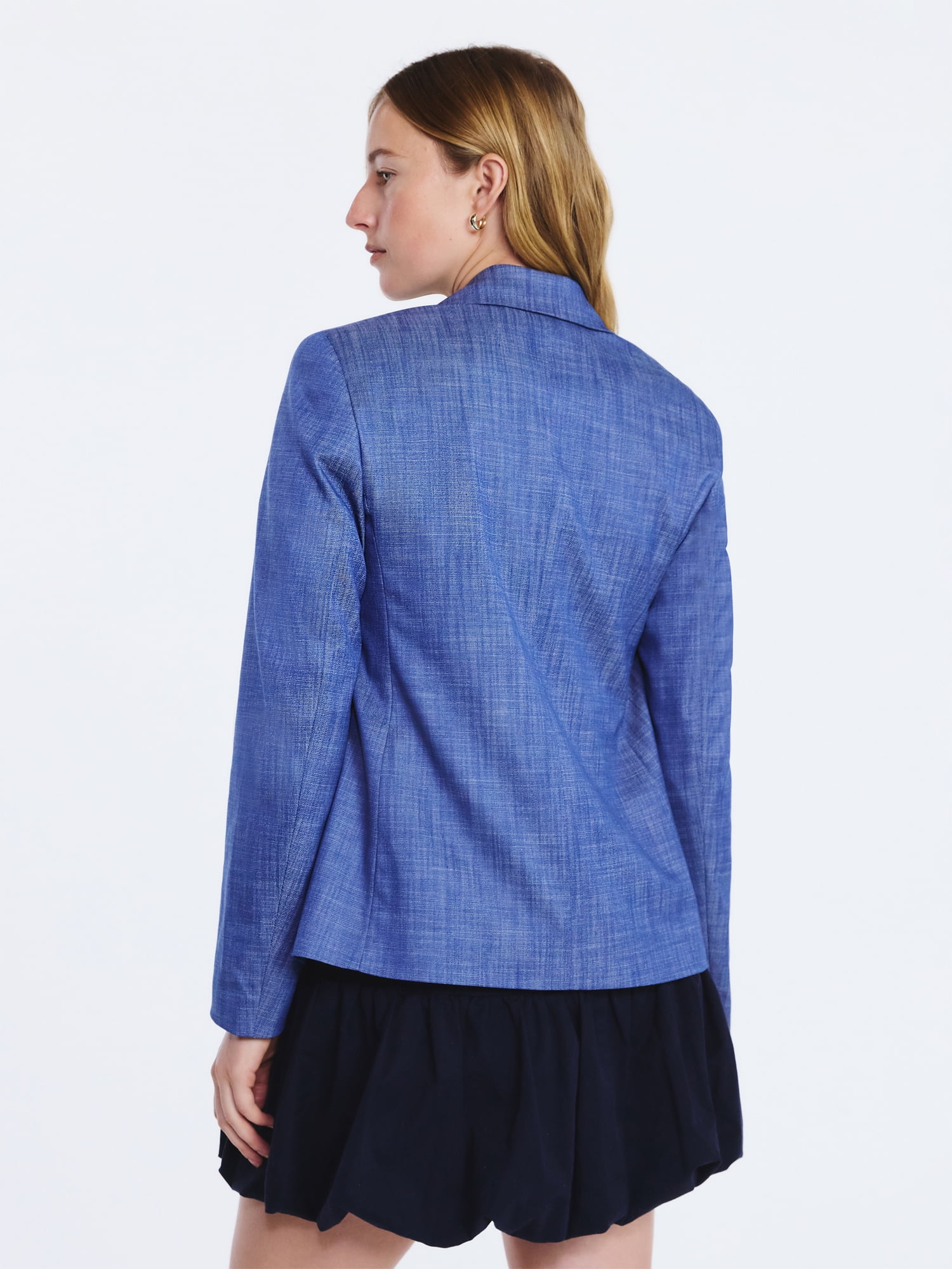 Free Assembly Women's and Women's Plus Single Breasted Blazer, Sizes XS-4X