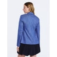 thumbnail image 5 of Free Assembly Women's Single Breasted Crosshatch Blazer, Sizes XS-XXL, 5 of 7