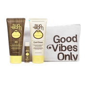 Sun Bum Daytripper Kit Travel Size, Lotion, Lip Balm, Hydrating Cool Down