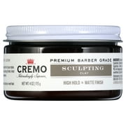 Cremo Hair Sculpting Clay, High Hold, Matte Finish, Men's Hair Styling
